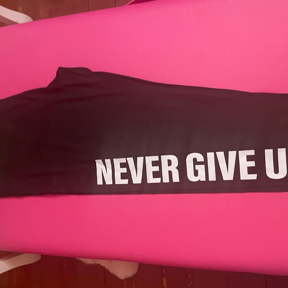 Pants - Motivational Black Leggings